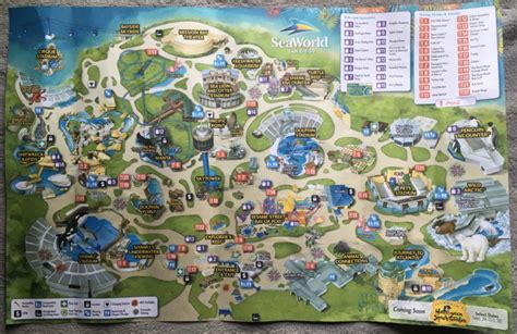 2016 SeaWorld San Diego Map