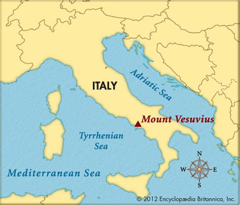 Vesuvius Italy Map