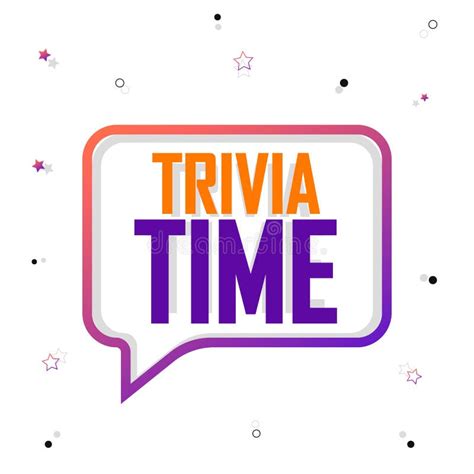 Trivia Time, Banner Design Template Stock Illustration - Illustration ...