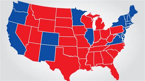 Red Vs Blue States Map 2024 Map - Addia Aloysia