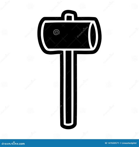 Mallet Clip Art Vector Illustartion Isolated | CartoonDealer.com #198289663