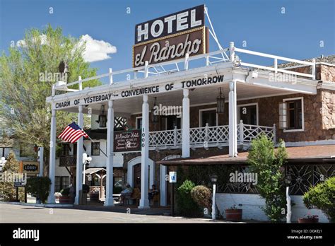 The famous El Rancho Hotel and Motel in Gallup in New Mexico, USA Stock ...