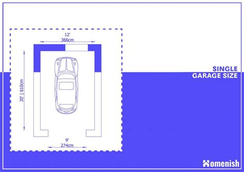 What Are the Standard Garage Dimensions? (with 8 Diagrams) - Homenish