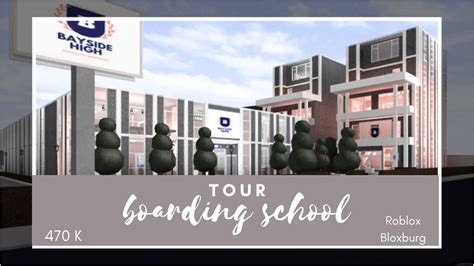 Boarding School Tour | Roblox Bloxburg (FIRST VIDEO) - YouTube