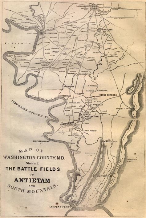 Antietam Battle Map