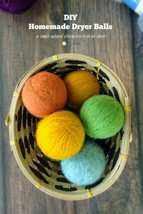 DIY Homemade Wool Dryer Balls - Live Simply