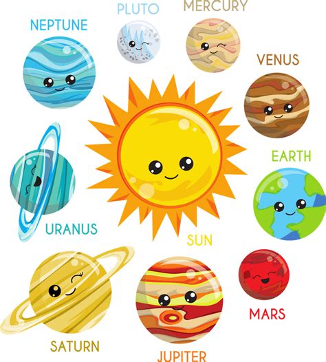 Cute Planets, Solar System, Space, Cosmos, Galaxy Sticker by Strawberry ...