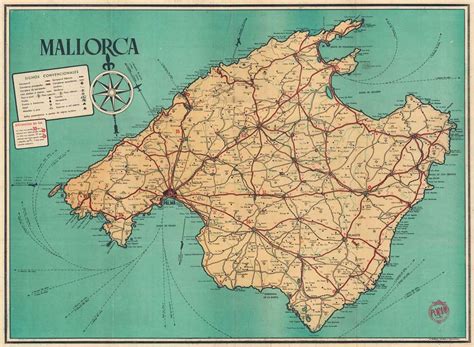 Mallorca / Mapa de la Isla de Mallorca.: Geographicus Rare Antique Maps