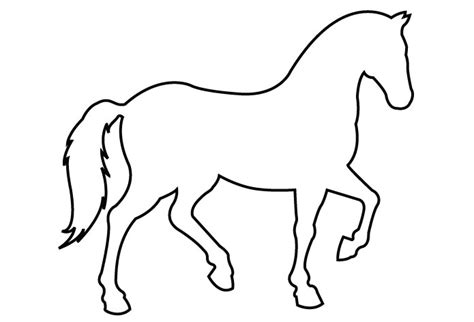 Printable Horse Outline | Free Download Clip Art | Free Clip Art ...