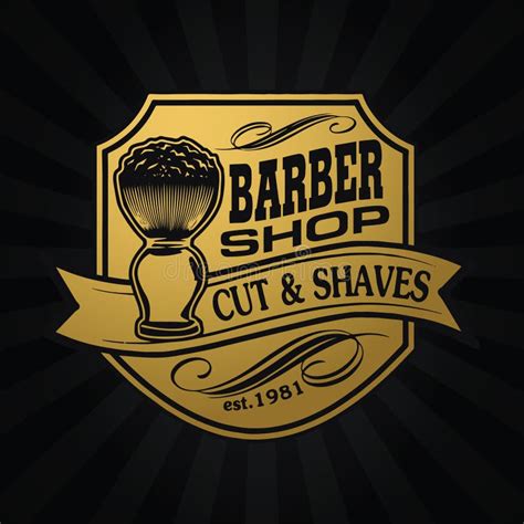 Barber Shop Hair Salon Hair Stylist Vintage Logo Luxury Pomade Retro ...