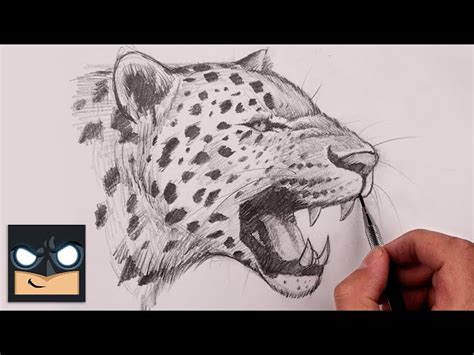 How To Draw a Leopard | Sketch Tutorial - Videos For Kids