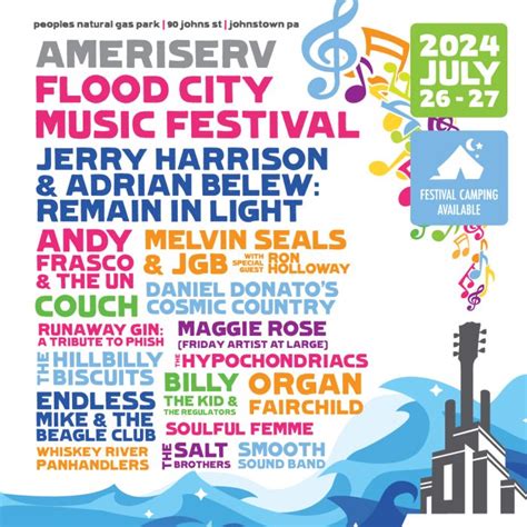 AmeriServ Flood City Music Festival announces 2024 lineup - Johnstown ...