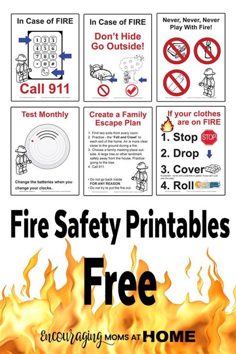 Fire Safety Printables Free