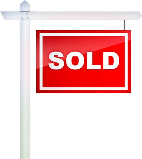 Real Estate Sold Sign Png