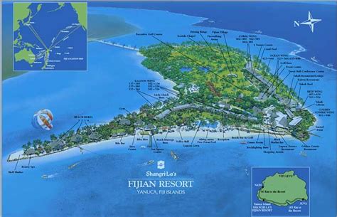 Map of Fijian Resort | Explore Fiji