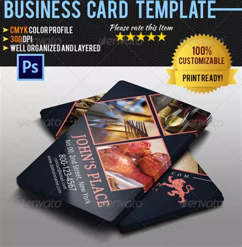 Chef Business Cards | Free & Premium Photoshop | Vector | PDF Downloads