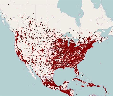 Population Density Map Of America - Alvera Marcille