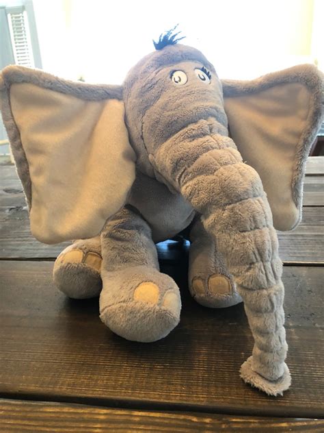 Dr. Seuss Horton Hears a Who Plush Stuffed Elephant Macys - Etsy Ireland