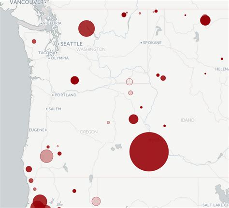 Oregon Fires 2018 Map