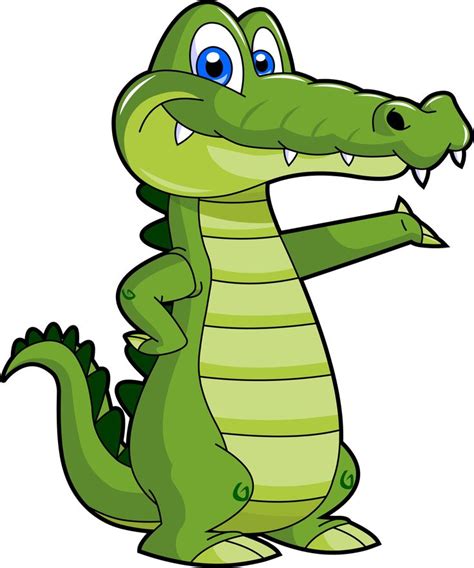 Cute Alligator Clipart