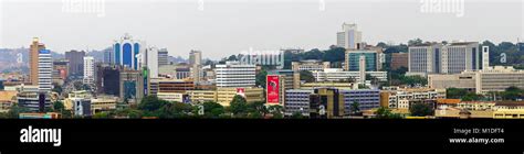 Panoramic city skyline of Kampala, Uganda Stock Photo - Alamy