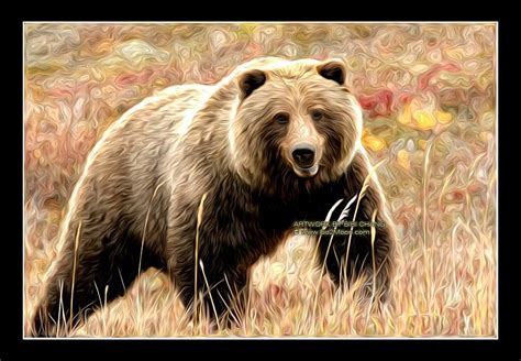 Grizzly Bear Oil Painting | Bear paintings, Bear, Grizzly bear