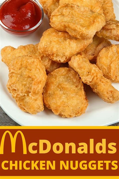 Mc,Donalds Nuggets in 2021 | Chicken nugget recipes, Nuggets recipe ...