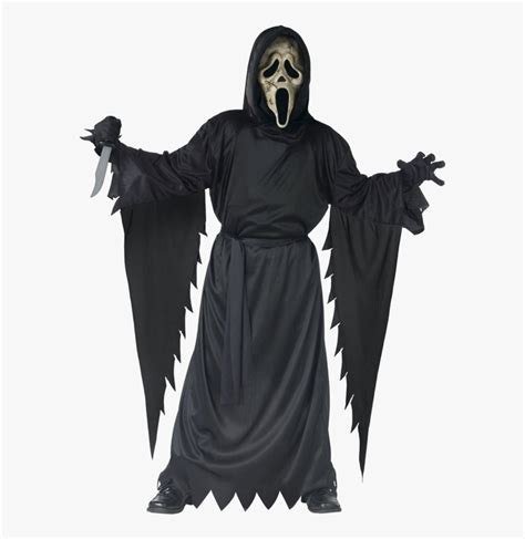 Child Zombie Ghost Face Costume - Scream Halloween Costume, HD Png ...