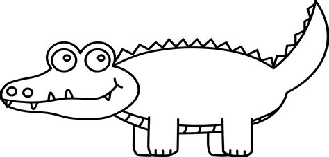 Alligator clipart outline pictures on Cliparts Pub 2020! 🔝