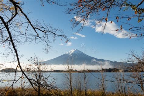 Mount Fuji View from Lake Kawaguchi. Stock Image - Image of kawaguchiko ...