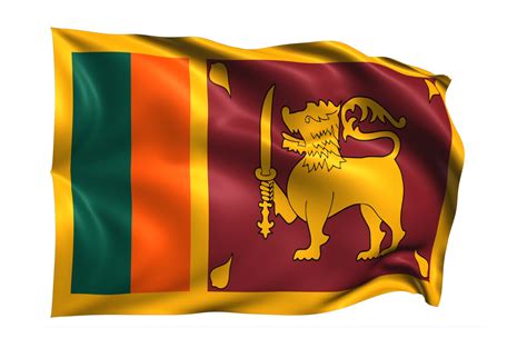 Sri Lanka Waving flag Realistic Transparent Background 15309699 PNG