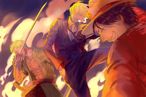 Luffy Zoro Sanji Wallpapers - Wallpaper Cave