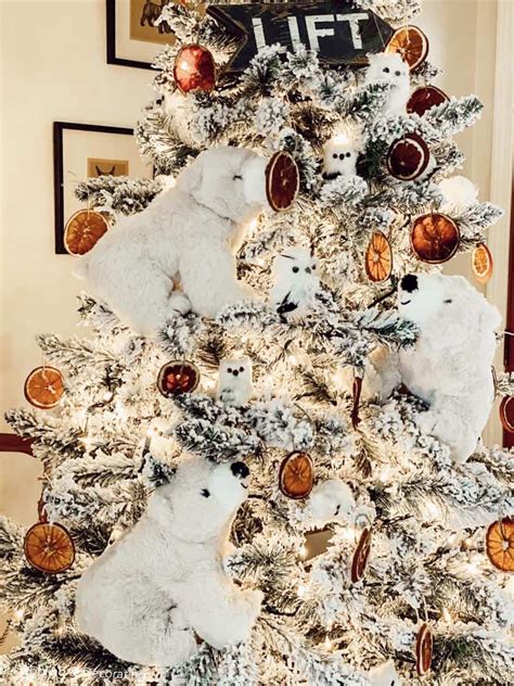 Polar Bear and Owl Inspired Christmas Tree