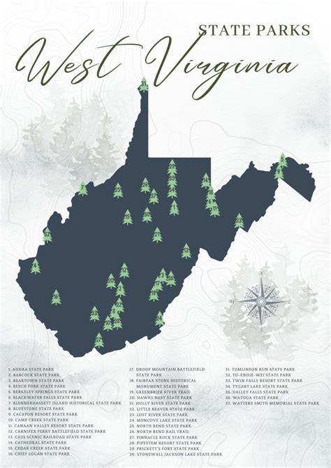 West Virginia State Park Map: Don’t Wait, Plan Your Trip!