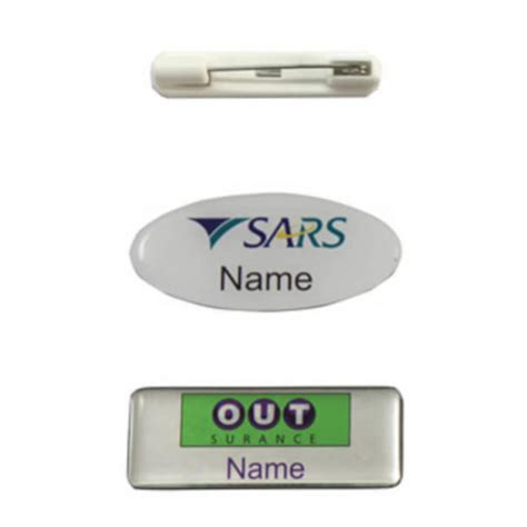 Custom Name Badges: Printed Corporate Name Tags | Brandability