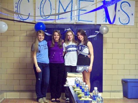 Locker room decor :) | Locker room decorations, Cheer team gifts ...