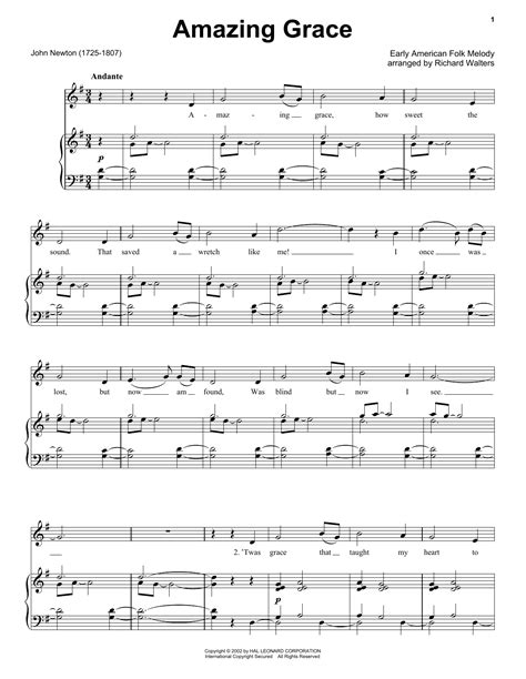 Amazing Grace | Sheet Music Direct