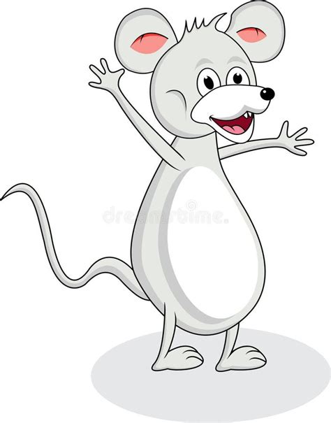 Funny mouse cartoon stock vector. Illustration of hand - 22650585