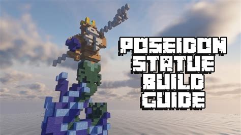 Minecraft - Poseidon Statue Build - Time Lapse Guide - YouTube