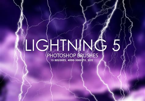 Lightning Photoshop Brushes