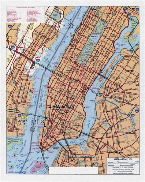 Road Map Of New York City