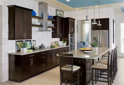 Espresso Paint Color For Kitchen Cabinets | Modern kitchen furniture ...