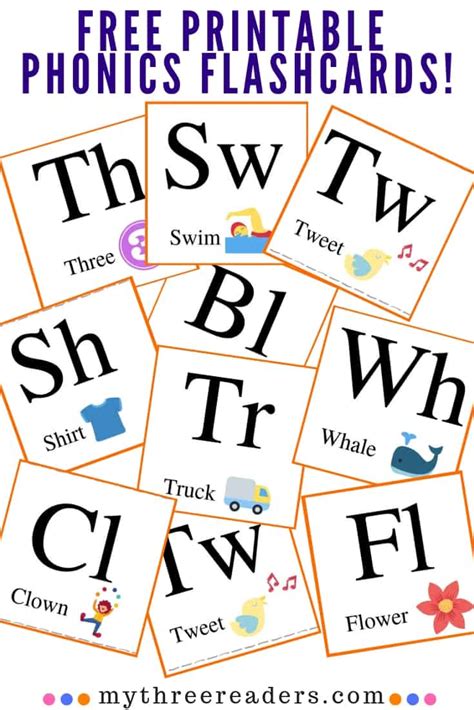 Blend Flash Cards Printable