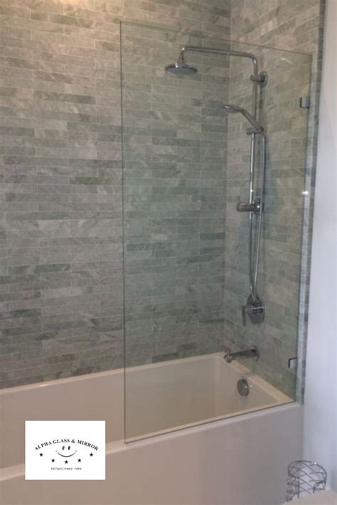 Frameless Tub Panel | Glass shower tub, Frameless shower enclosures ...