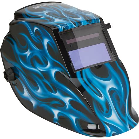 Klutch 700 Series Auto-Darkening Welding Helmet with Grind Mode — Blue ...