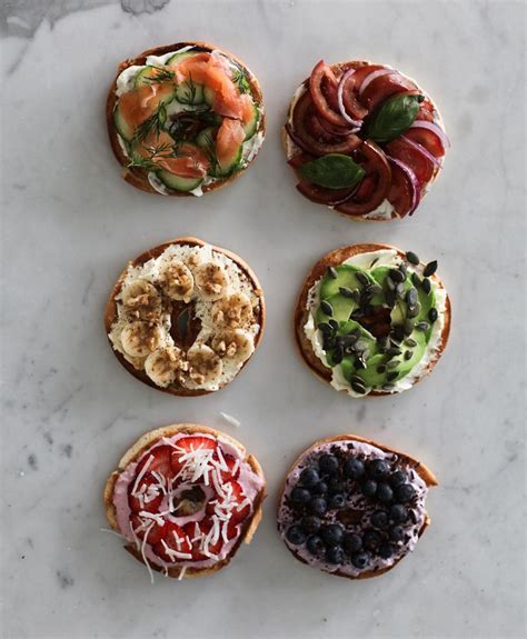 6 MUST TRY HEALTHY BAGEL TOPPINGS WITH CREAM CHEESE | Bagel toppings ...