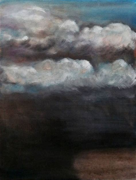 Black Clouds Painting by Bernardo Lira | Saatchi Art