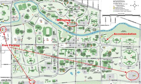 Michigan State University Campus Map Printable