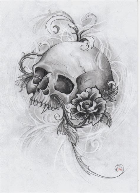 Vampire Skull Tattoo