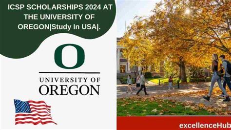 ICSP SCHOLARSHIPS 2024 AT THE UNIVERSITY OF OREGON |Study In USA ...